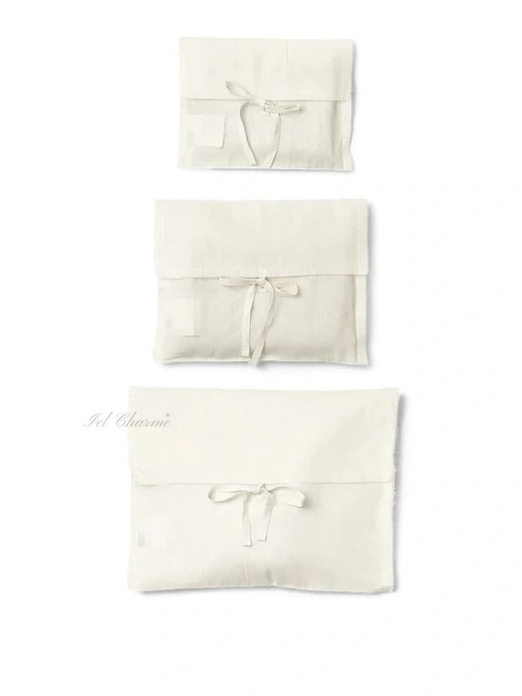 Pochette enveloppe en coton